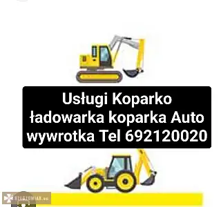 Usługi minikoparka Rzeszów Krasne Strażów Palikówka tel 692120020 - DEALLO.PL