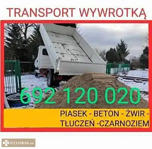 Rzeszów beton pułsuchy transport wywrotka kruszywa piasek tel 692120020 cement  - DEALLO.PL
