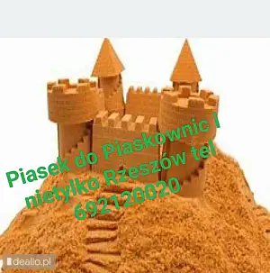 Sprzedaż piasek do piaskownicy zułty Rzeszów Budziwój tel 692120020 Podkarpacie - DEALLO.PL