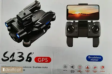 Polecam dobrej klasy  nowy -dron gps- eps uav s 136 4k full hd - DEALLO.PL