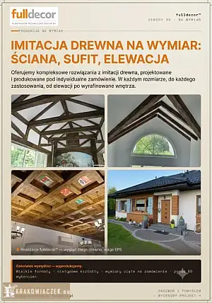 belki rustykalne dekoracyjne maskownice NA WYMIAR imitacja drewna elastyczna deska elewacyjna maskow - DEALLO.PL