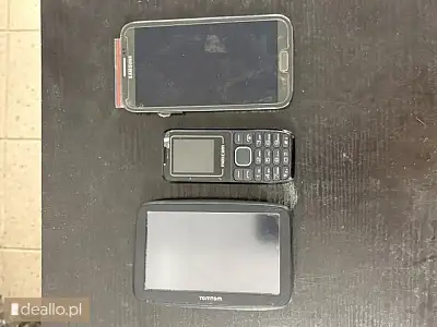 [eLicytacje] I licytacja Ruchomości - Zestaw telefony komórkowe MAXCOM i Samsung oraz nawigacja TOM  - DEALLO.PL