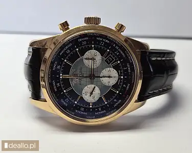[eLicytacje] I licytacja - Zegarek mechaniczny Breitling Transocean Chronograph Unitime RB0510 - DEALLO.PL