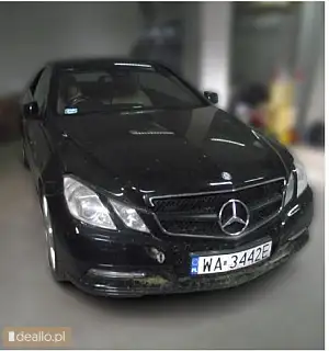 [eLicytacje] I licytacja - Mercedes-Benz E 250 CDI Sport Coupe, 2011 - DEALLO.PL