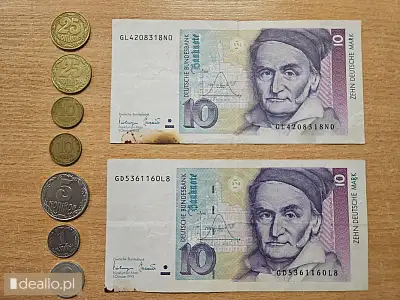 [eLicytacje] I licytacja - Zestaw: Marki Niemieckie + Kopiejki Ukraińskie  - DEALLO.PL