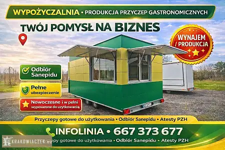 Wypożyczalnia - produkcja przyczep gastronomicznych - DEALLO.PL
