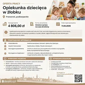 [ePraca] Opiekunka dziecięca w żłobku - DEALLO.PL