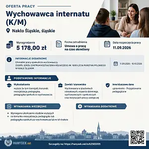 [ePraca] Wychowawca internatu (K/M) - DEALLO.PL