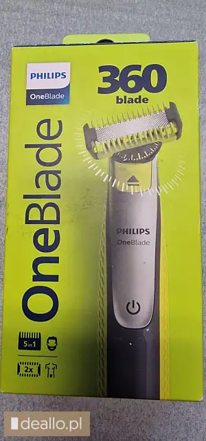[eLicytacje] I licytacja - Męska golarkę hybrydowa Philips OneBlade 360 Face + Body. - DEALLO.PL