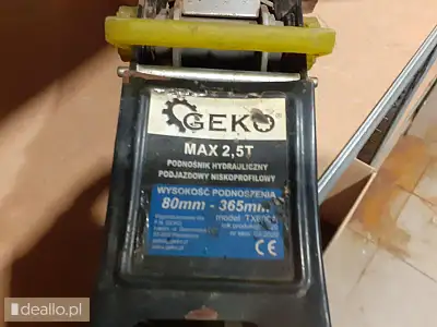 [eLicytacje] I licytacja - Podnośnik hydrauliczny - DEALLO.PL