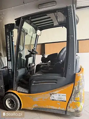 [eLicytacje] I licytacja - Wózek widłowy elektryczny marki JUNGHEINRICH , typ EFG218k nr fabryczny F - DEALLO.PL