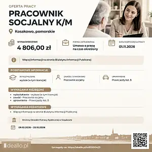 [epraca] pracownik socjalny k/m - DEALLO.PL