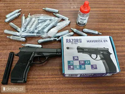 [eLicytacje] I licytacja - Pistolet wiatrówka RazorGun - DEALLO.PL