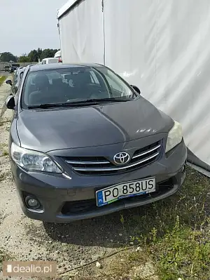 Toyota Corolla, rok produkcji 2012, 1.6 benzyna + LPG - II licytacja - [eLicytacje] - DEALLO.PL