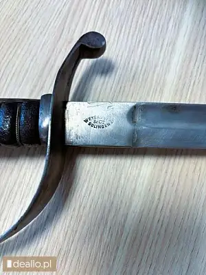 [eLicytacje] I licytacja - Szabla Austriacka Oficera Piechoty wzór 1861 manufaktura z Solingen - DEALLO.PL